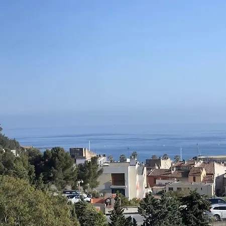 T3 Vue Mer, 2mn A Pieds, Parking Prive Apartamento